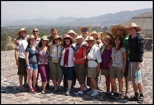 BLESSINGS from the top of the Moon Pyramid in Teotihuacan, MX 
